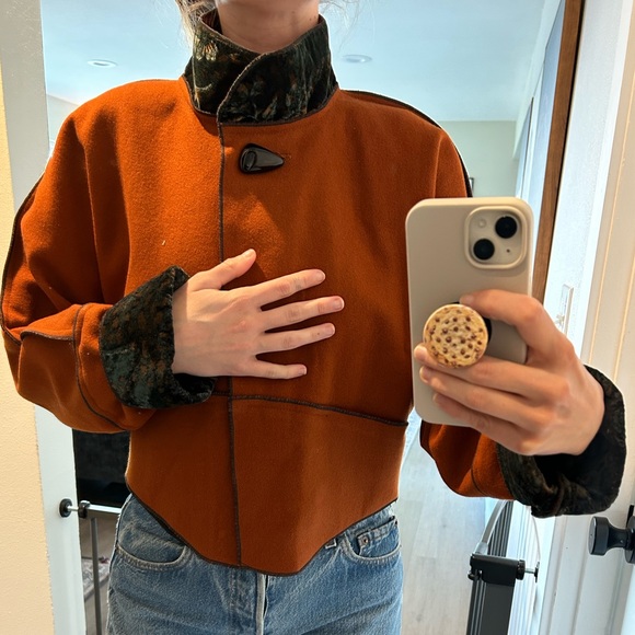 Gloria Walsh Wool Art Coat - Picture 3 of 5